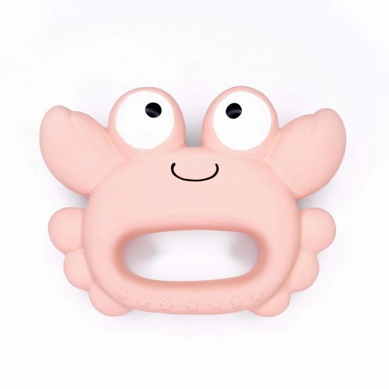 Natuurrubber Hevea Natruba Latex Bijtfiguur Bad Speelgoed BPA vrij Krab Kobus LittleJo