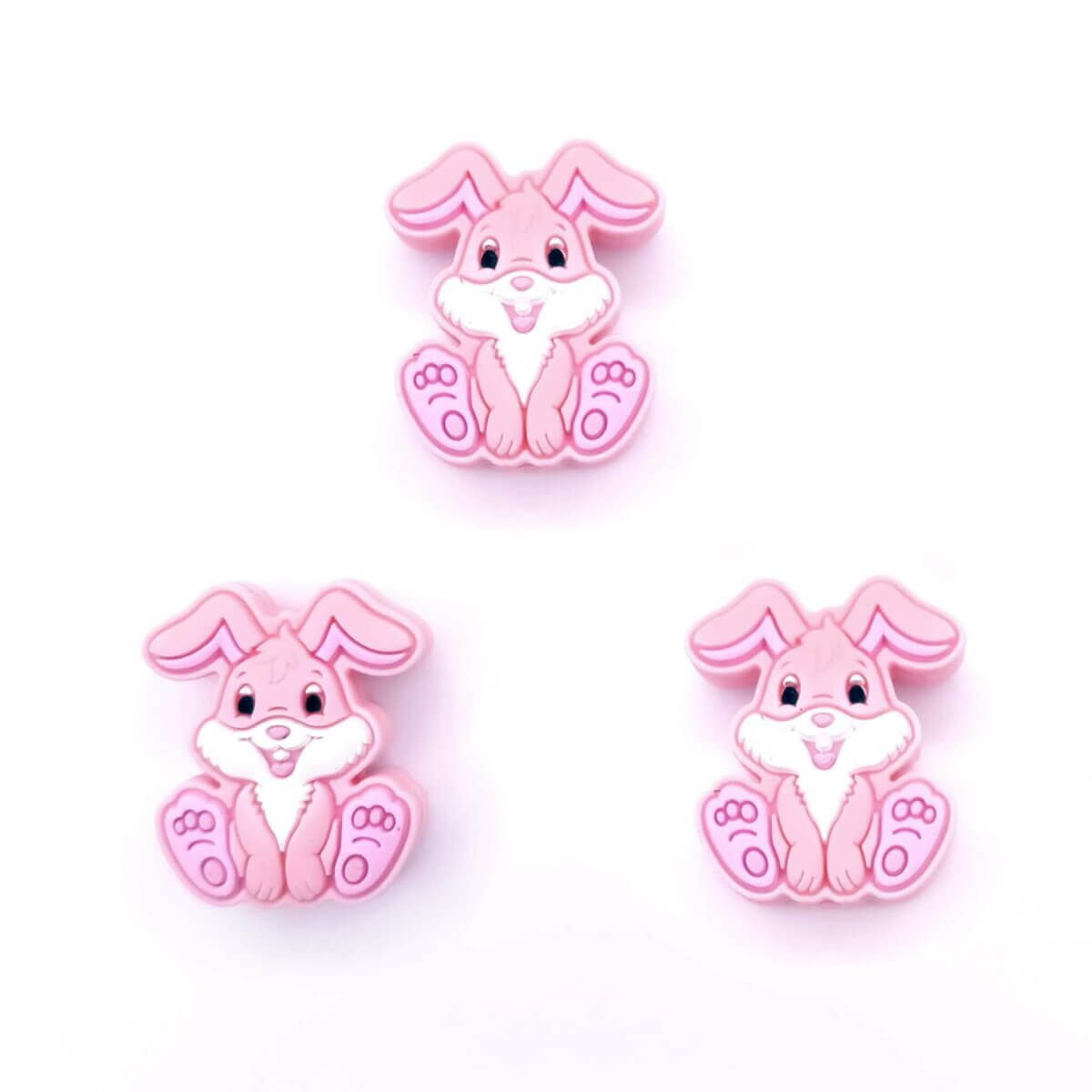 Bead rabbit peach pink pacifier cord bpa free wholesale purchase