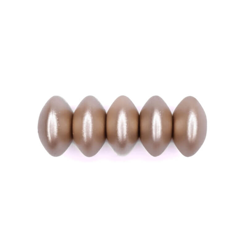 Oval 12 mm silicone bead Champagne Nugget BPA free Wholesale