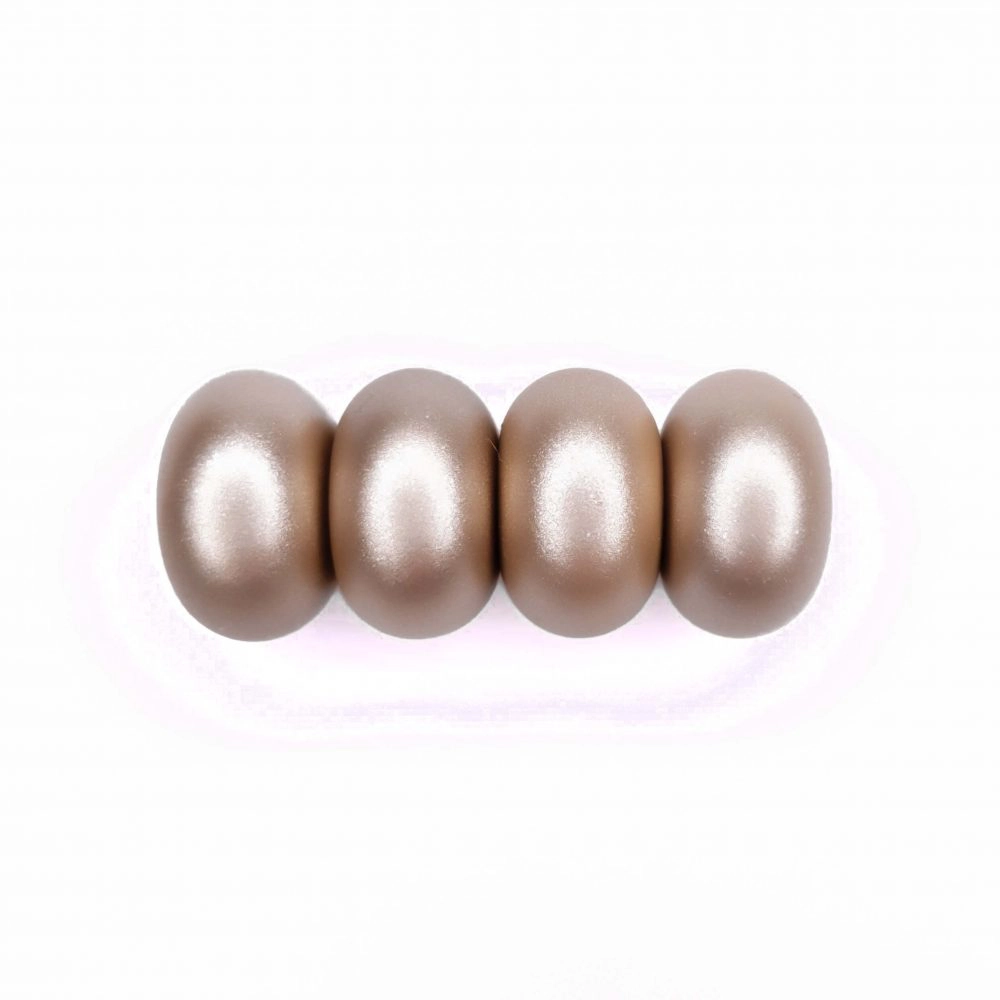 Abacus 14 mm siliconen kraal Champagne Nugget BPA vrij Groothandel