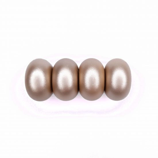 Abacus 14 mm siliconen kraal Champagne Nugget BPA vrij Groothandel