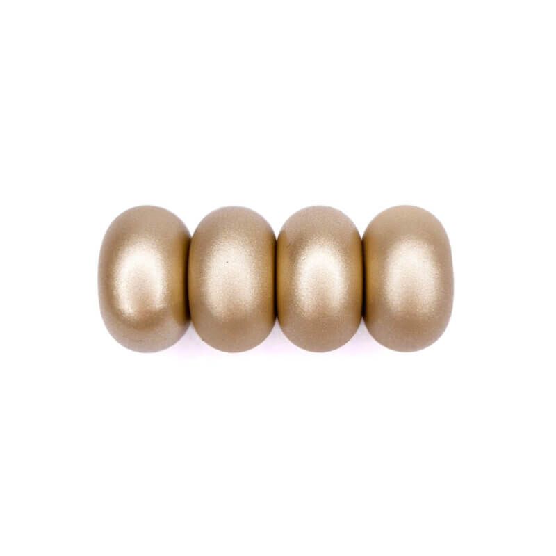 Abacus 14 mm silicone bead Golden Nugget BPA free Wholesale