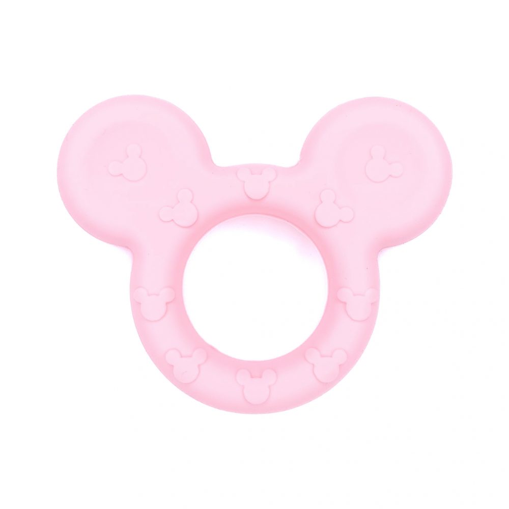 Mickey bijtfiguur perzik roze bpa vrij baby veilig groothandel