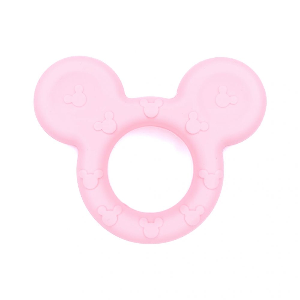 Mickey bijtfiguur perzik roze bpa vrij baby veilig groothandel