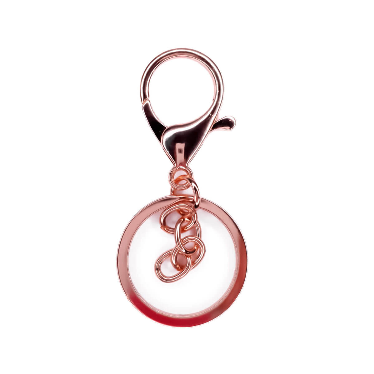 Luxe sleutelhangers - Zilver, Koper, Goud, Titanium en Mat Zwart <ul> <li>5 keuze kleuren: Zilver, Koper, Goud, Titanium en Mat Zwart</li> <li>Met zowel een sleutelring als een ketting voor bevestiging</li> <li>Grote ringen, formaat 29 mm.</li> <li>Grotere musketonhaak dan standaard musketonhaak sleutelhanger, formaat 20 mm.</li> </ul> Jootjes Haakcadeautjes