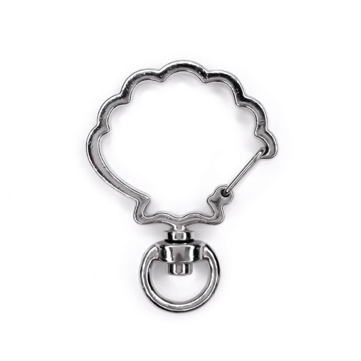 Luxe sleutelhangers - Schelp - Zilver, Rosé Goud en Glanzend Goud <ul> <li>3 keuze kleuren: Zilver, Rosé Goud en Glanzend Goud</li> <li>Met zowel een sleutelring als een ketting voor bevestiging</li> <li>Grote ster, formaat ca 29 mm.</li> <li>Grotere musketonhaak dan standaard musketonhaak sleutelhanger, formaat 20 mm.</li> </ul> Jootjes Haakcadeautjes