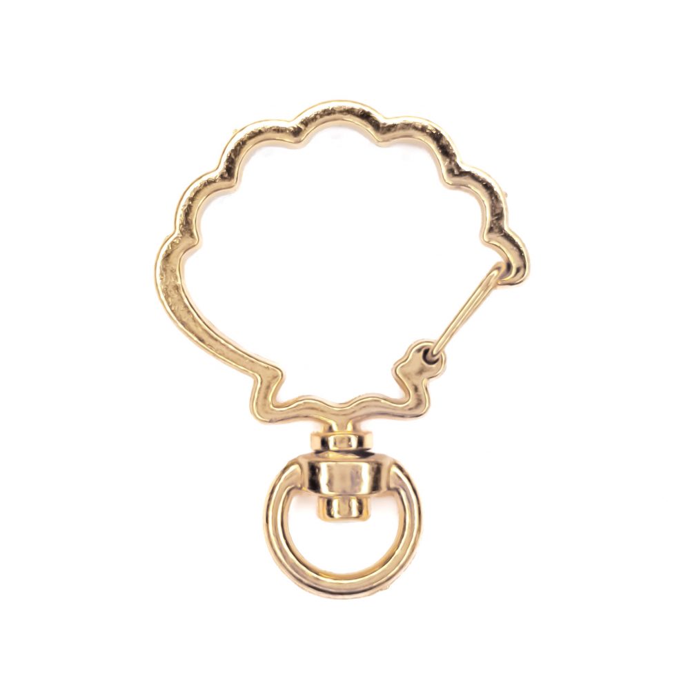 Luxe sleutelhangers - Schelp - Zilver, Rosé Goud en Glanzend Goud