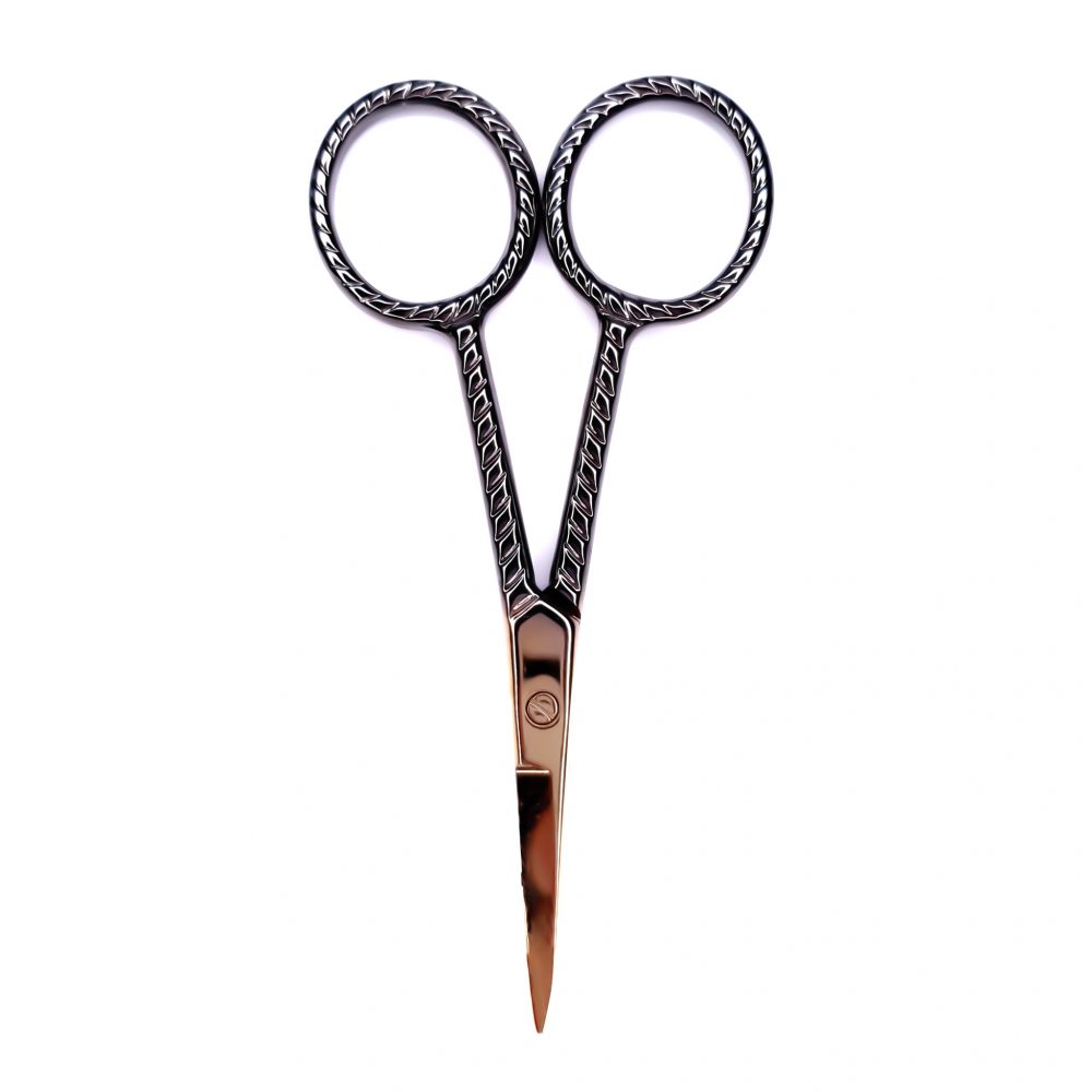 Borduurschaartje Twister Titanium bi-color