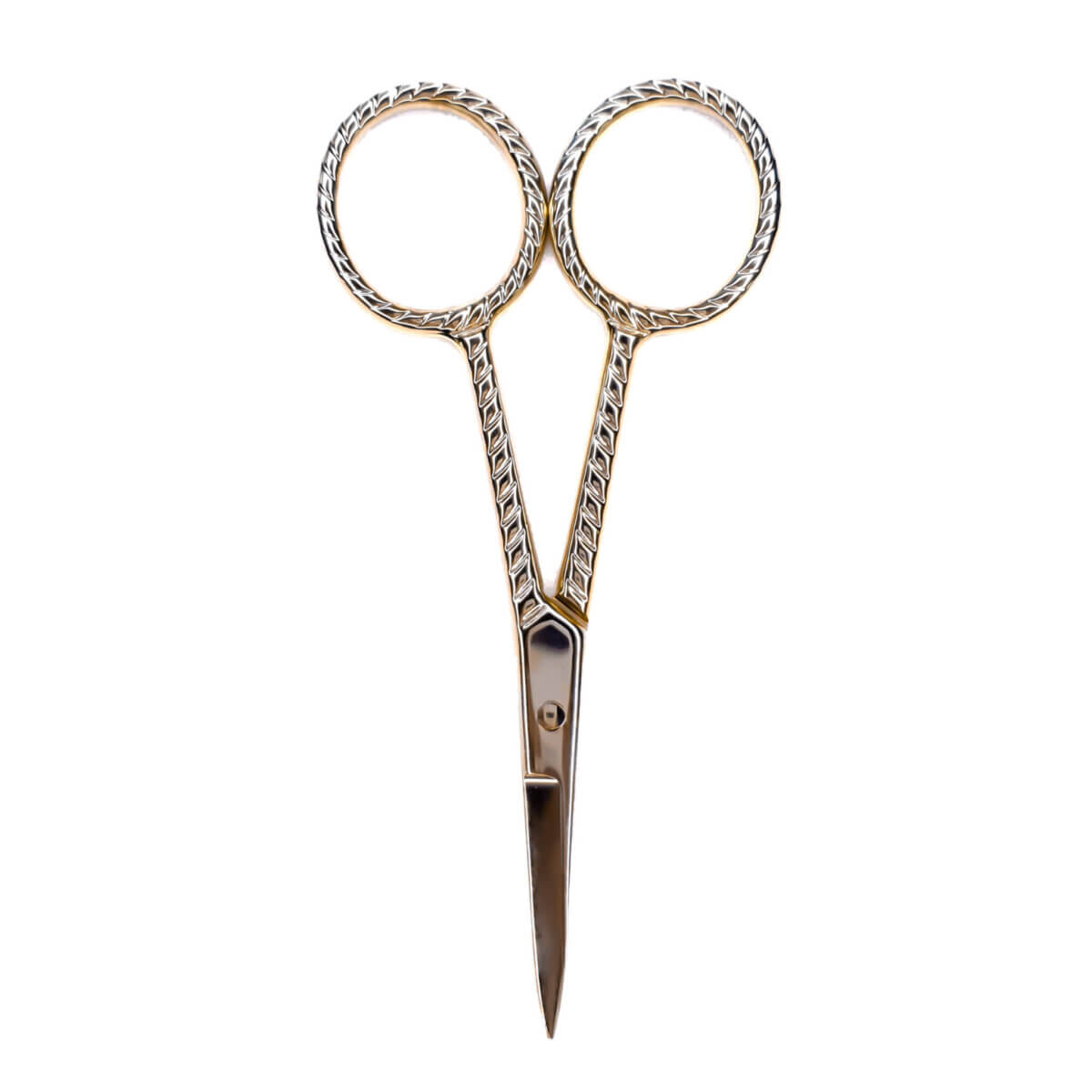 Material:High quality stainless steel embroidery scissors
Color: Gold metallic High quality embroidery scissors, stays sharp for a long time. Jootjes Haakcadeautjes