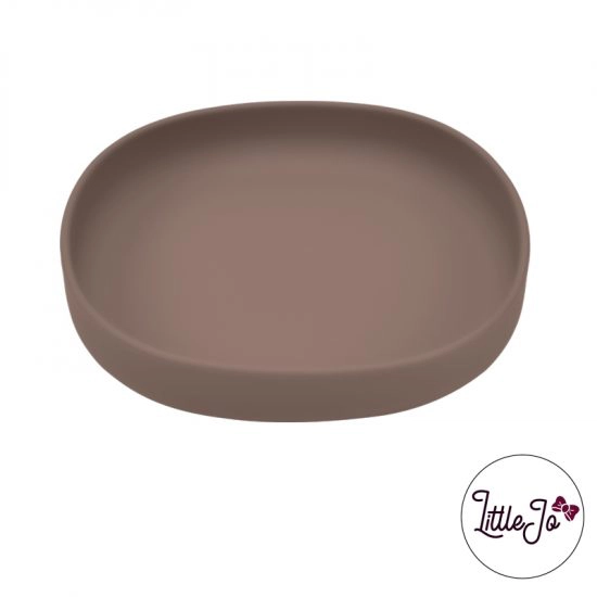 Kinderservies Bord Siliconen Baby Veilig BPA Vrij LittleJo Groothandel Brownie