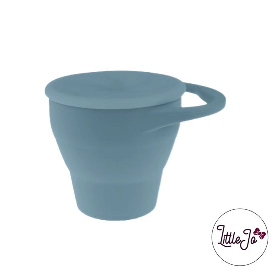 Snack Cup Peuter Kinderservies LittleJo Vergrijsd Petrol