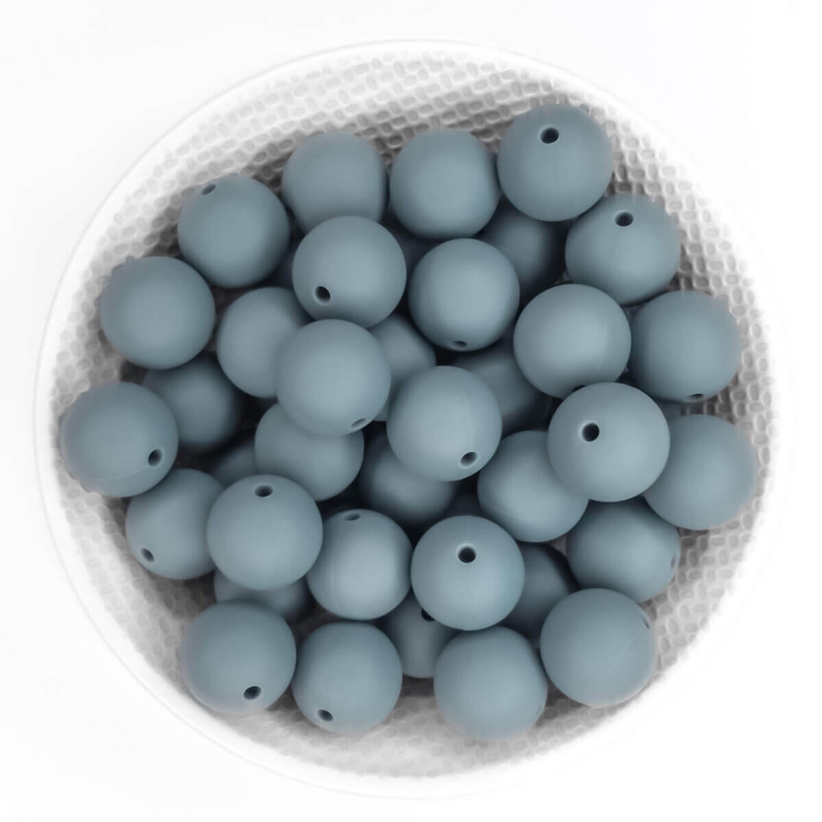 Anneau de dentition en silicone bpa free wholesale dummy cord anneau de dentition ocean grey old blue greyish blue