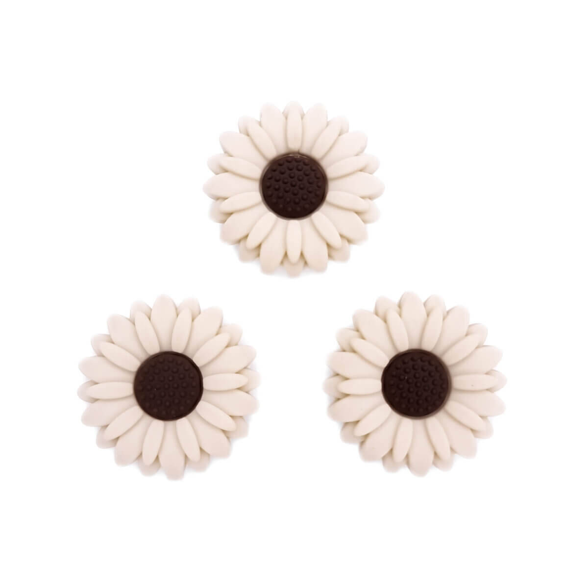 Silikonperle Blume Alte Spitze Gänseblümchen 30 mm Großhandel Schnuller Schnur