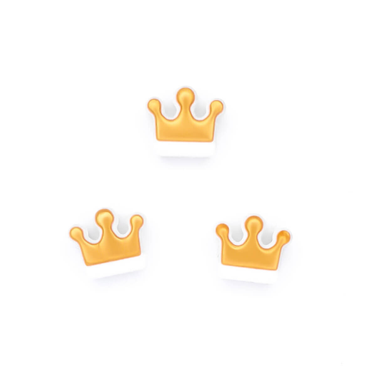 Variant: Crown
Color: White with Gold Made of BPA-free silicone. Fully chemical safe tested according to EN-71, 100% child safe. For more information on how to use it, read at the bottom of the page. Jootjes Haakcadeautjes
