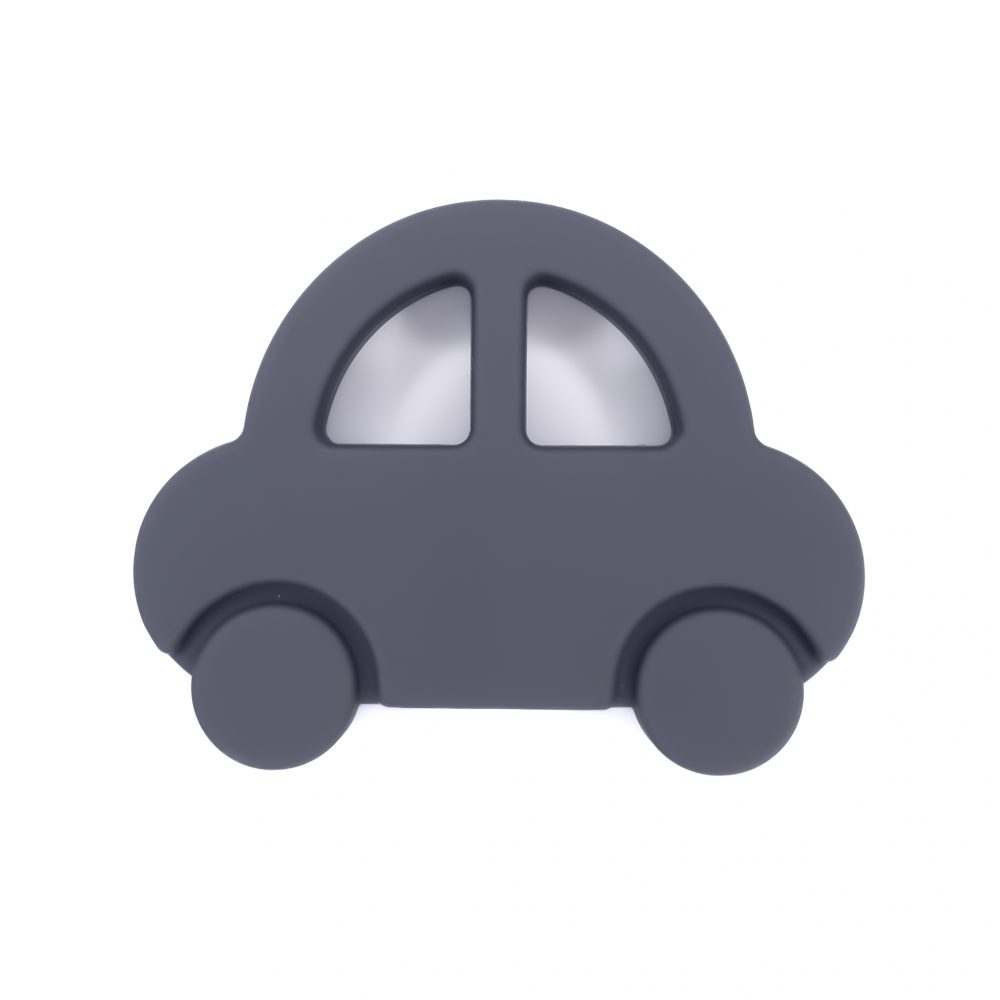 Siliconen bijtring - Auto - Donker Grijs