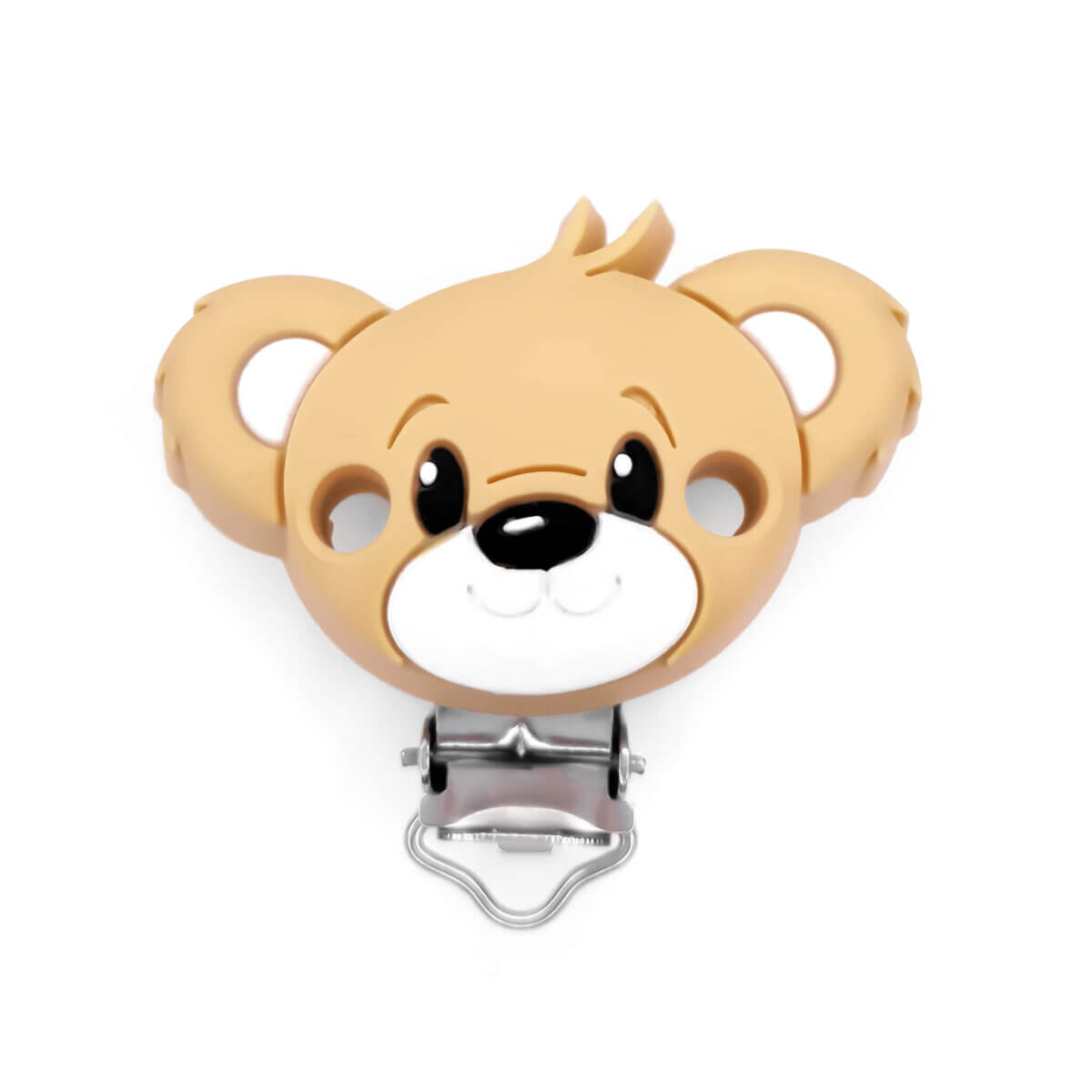 Attache-sucette ourson sable bpa free baby safe dummy cord making