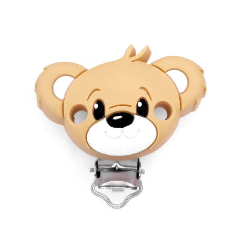 Attache-sucette ourson sable bpa free baby safe dummy cord making