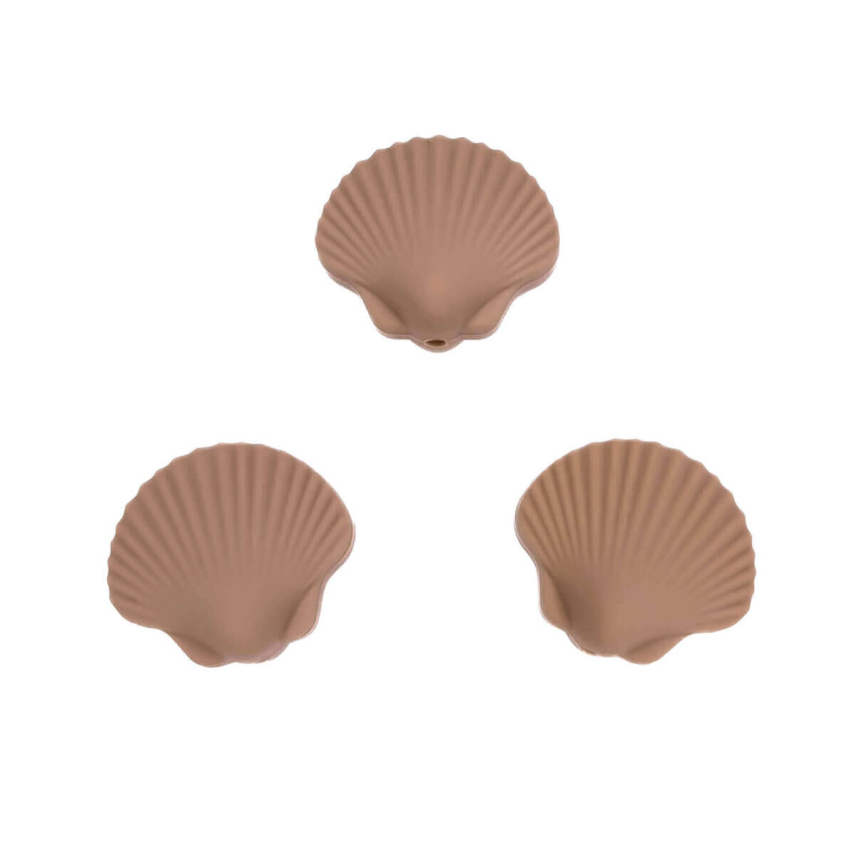 Kleurcode: Milk Chocolate - Type: Siliconen kraal Schelp - Formaat: ca 24 mm x 25 mm - Verkocht per stuk - BPA-, Ftalaten-, Lood-, PVC- en Gif-vrij - CE-gecertificeerd - Medische kwaliteit siliconen kralen - Koelbaar in de koelkast - Vaatwasser bestendig Jootjes Haakcadeautjes