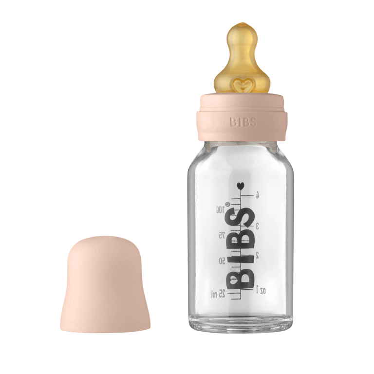 BIBS zuigfles glazen fles blush groothandel inkopen 110 ml