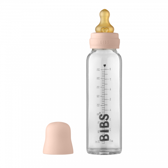 BIBS zuigfles glazen fles blush groothandel inkopen 225 ml