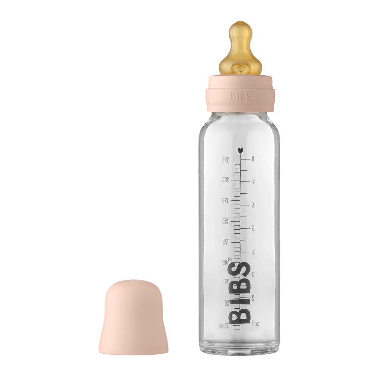 BIBS zuigfles glazen fles blush groothandel inkopen 225 ml