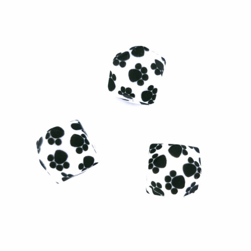 Silicone beads happy feet wholesale buy hexagon