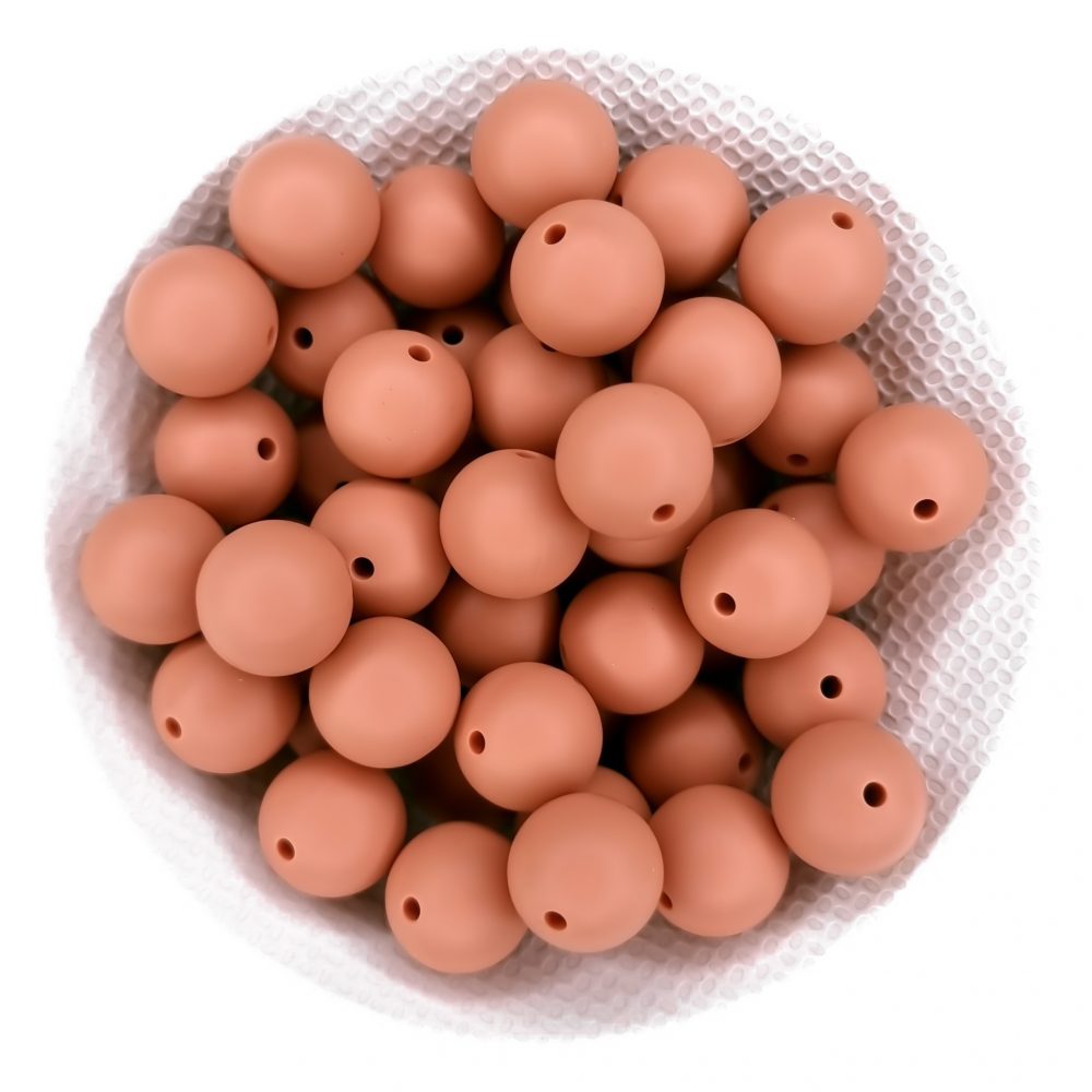 Siliconen kralen speenkoord bijtring groothandel inkopen terracotta