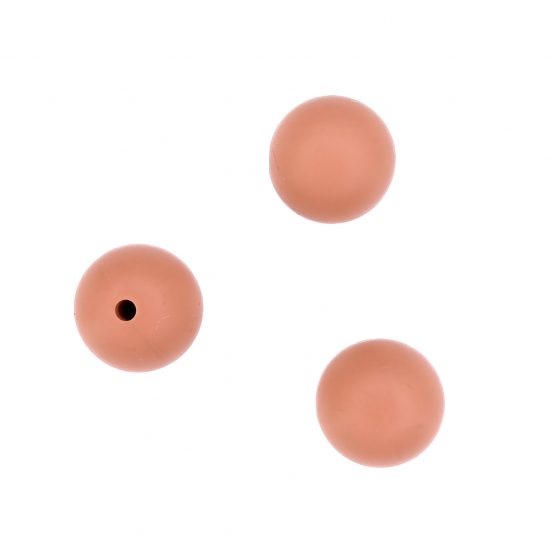 Siliconen kralen speenkoord bijtring groothandel inkopen terracotta rond