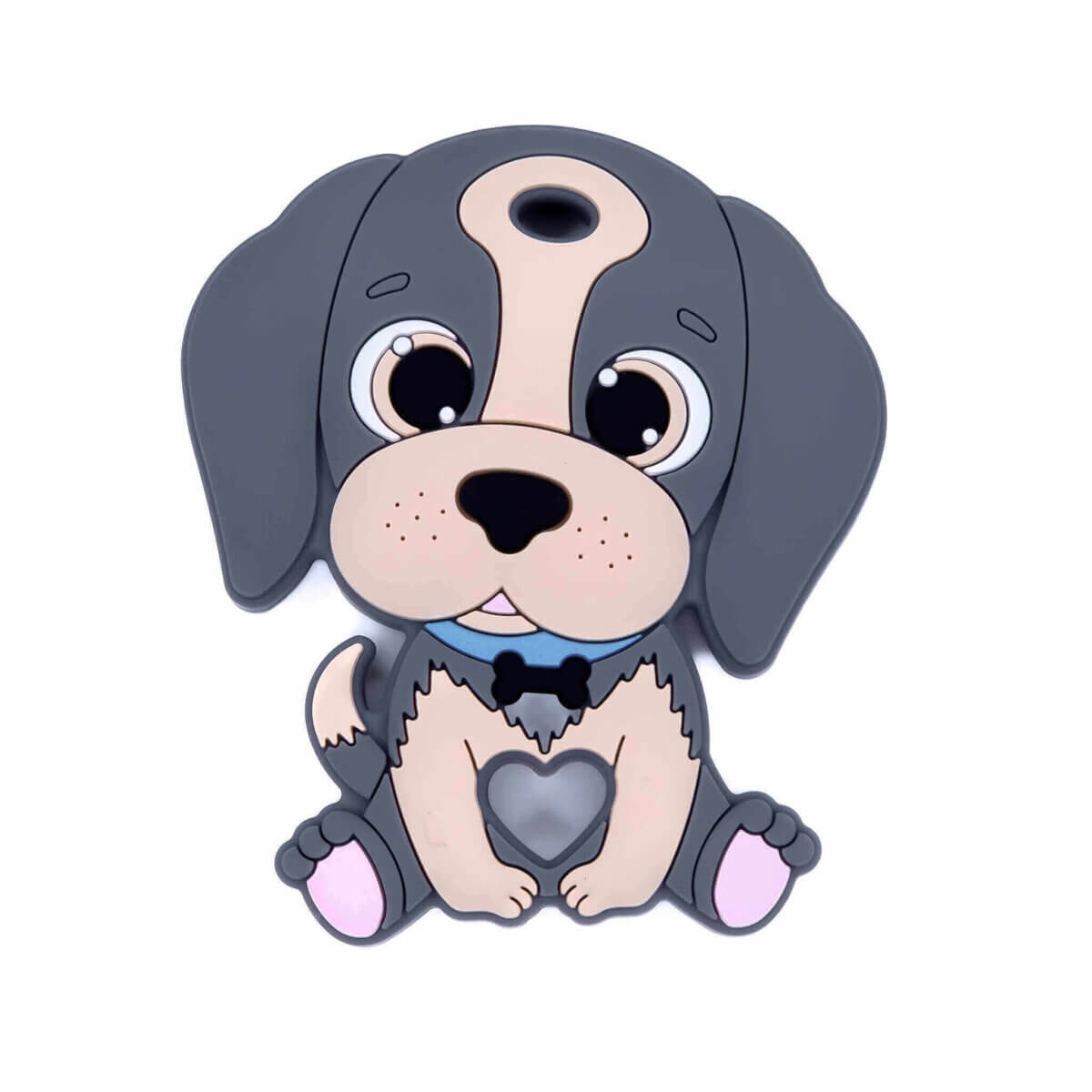 Figurine de dentition en silicone pour chien wholesale buy dummy cord dark grey