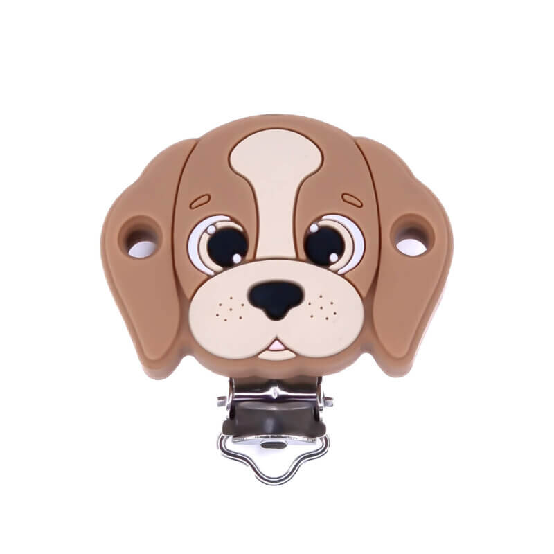 Schnullerclip Hund Großhandel kaufen Dummy Schnur Milchschokolade