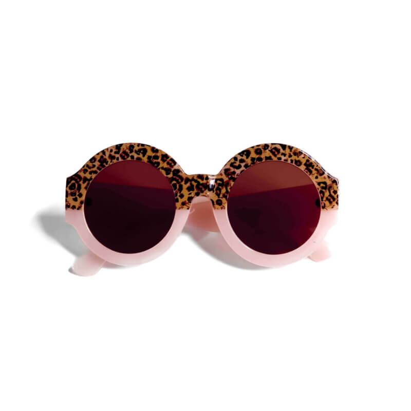 Toddler Sunglasses Kids UV400 Sunglasses Wholesale Buy Leopard Blush