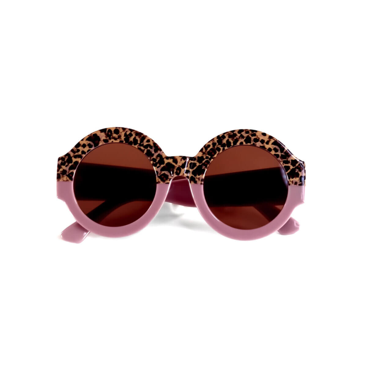 Toddler Sunglasses Kids UV400 Sunglasses Wholesale Buy Leopard Dark Rose