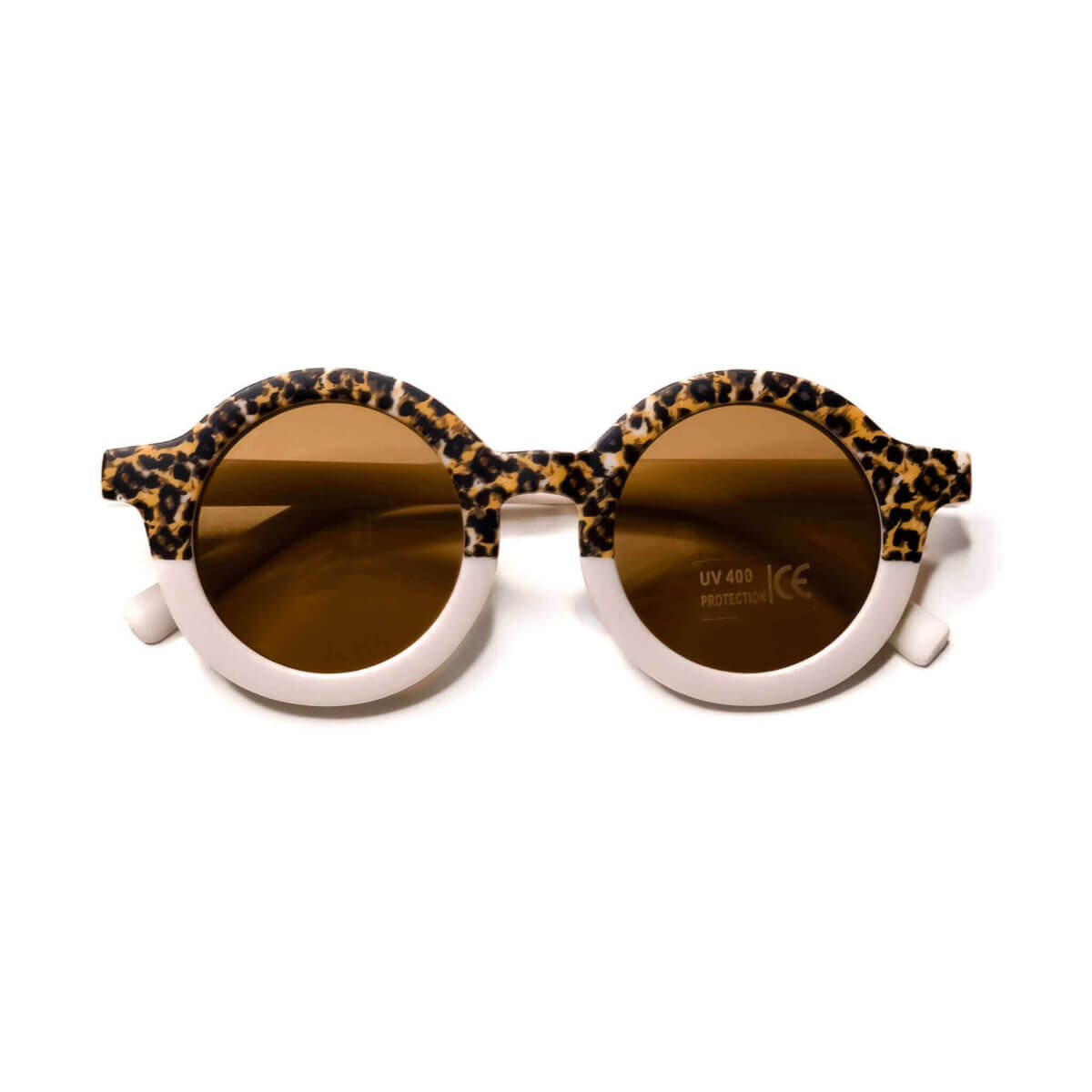 Kleinkind-Sonnenbrille Kinder UV400 Sonnenbrille Großhandel Kaufen Leopard Kokosnuss