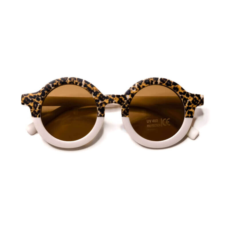 Toddler Sunglasses Kids UV400 Sunglasses Wholesale Buy Leopard Coconut
