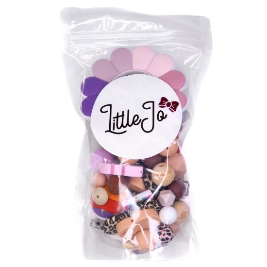 Siliconen sale pack pakket speenkoord bijtring maken summer XL korting goedkoop groothandel groot roze