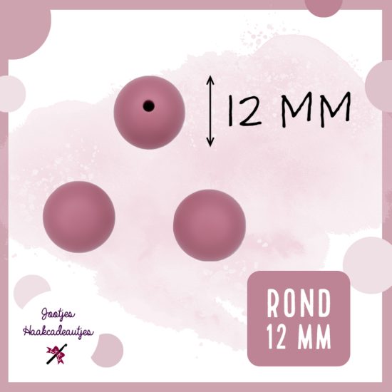 Siliconen kralen 12 mm rond inkopen groothandel speenkoord bijtring