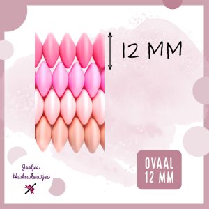 Siliconen kralen ovaal 12 mm groothandel inkopen speenkoord bijtring