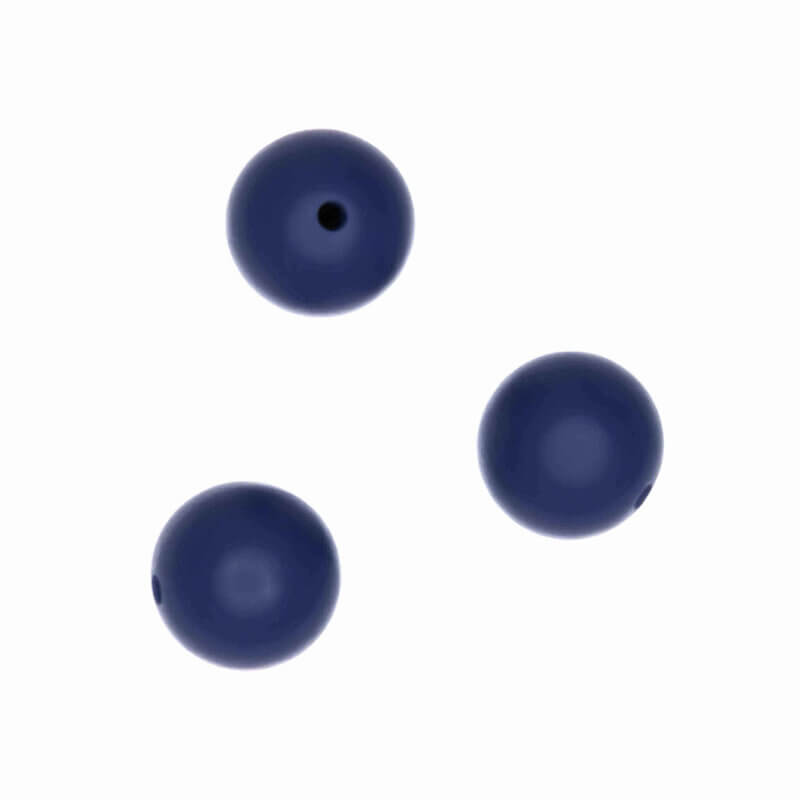 Perles de silicone en gros bpa free baby safe cobalt