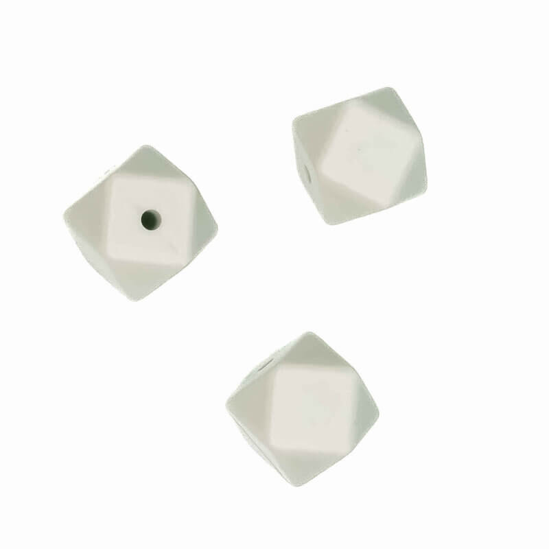 Perles en silicone sans bpa Coquille d'oeuf Hexagone