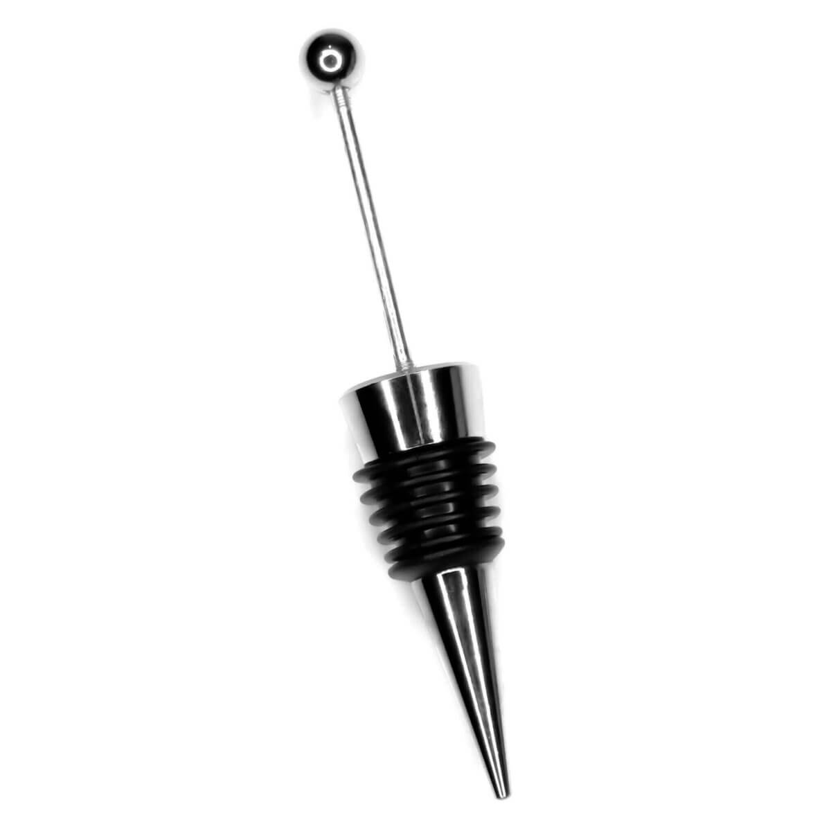 Bouchon de vin perles en silicone perles en bois