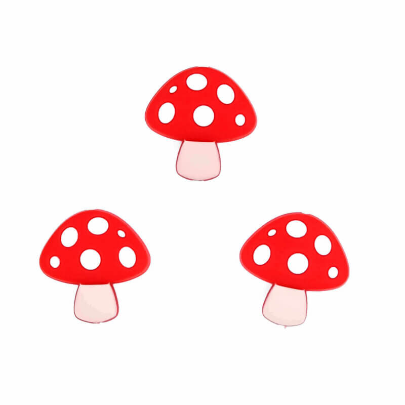 Anneau de dentition en silicone avec champignon blanc pour tétine wholesale
