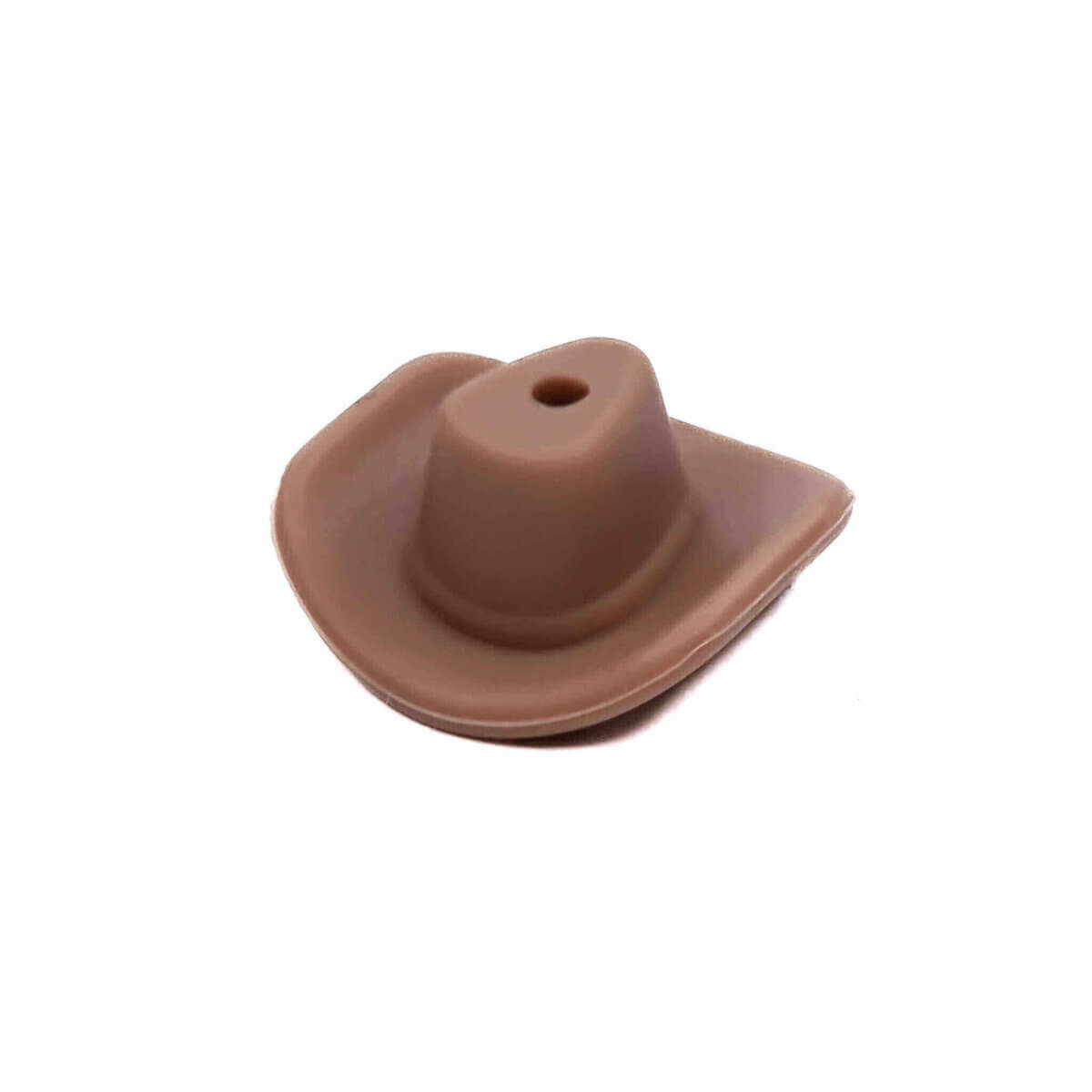 Silicone bead cowboy hat peach pink wholesale bpa free