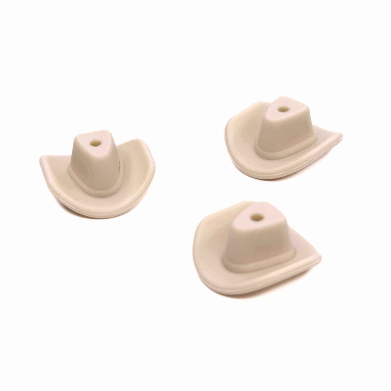 Siliconen kralen cowboy hoed old lace groothandel bpa vrij