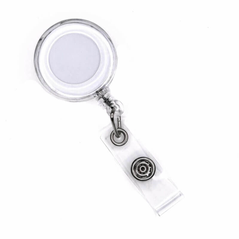 Badge badge holder reel holder drawstring silicone beads transparent