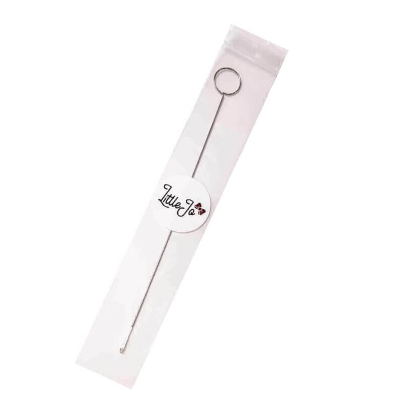 Needle reversal needle special for pacifier cords LittleJo Pacifier cord making yourself