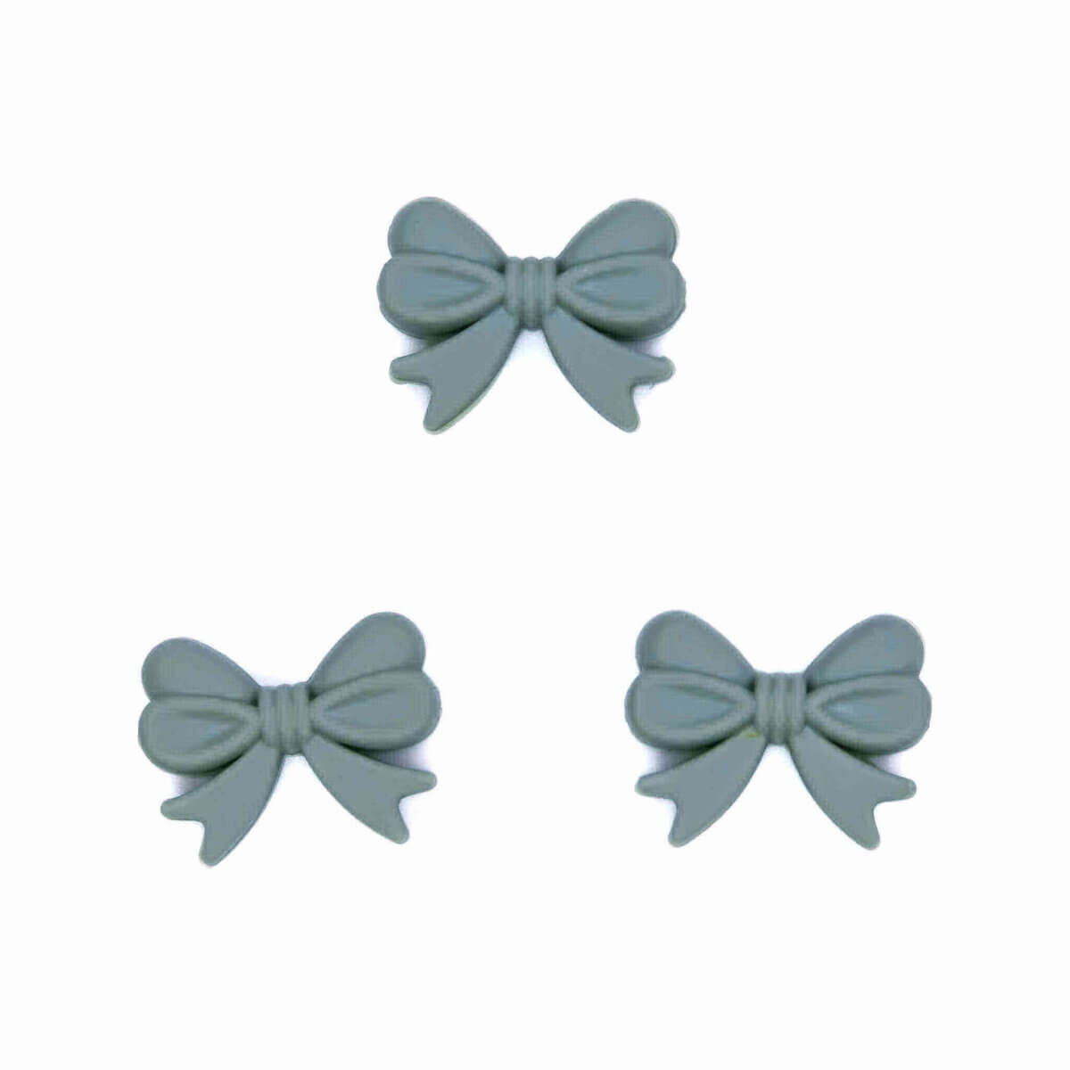 Silicone beads bpa free jade bow wholesale pacifier cord teething ring