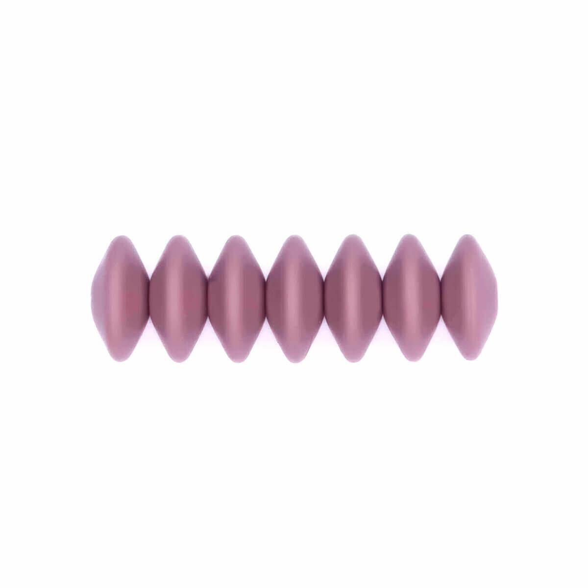 Silicone beads oval 15 mm bpa free pacifier cord teething ring keychain wholesale dark pink