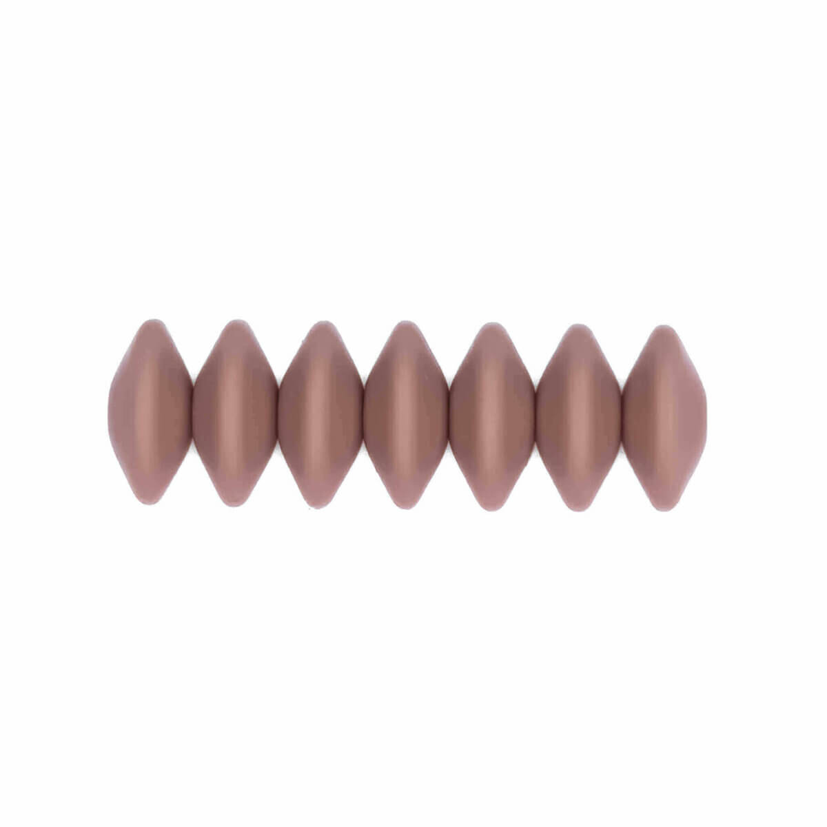 Silicone beads oval 15 mm bpa free pacifier cord teething ring keychain wholesale milk chocolate