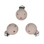 Silicone Pacifier Clips pacifier cord taupe wholesale bpa free