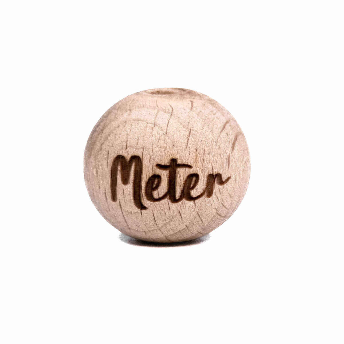 Houten kralen gelaserd meter laser groothandel speenkoord bijtring